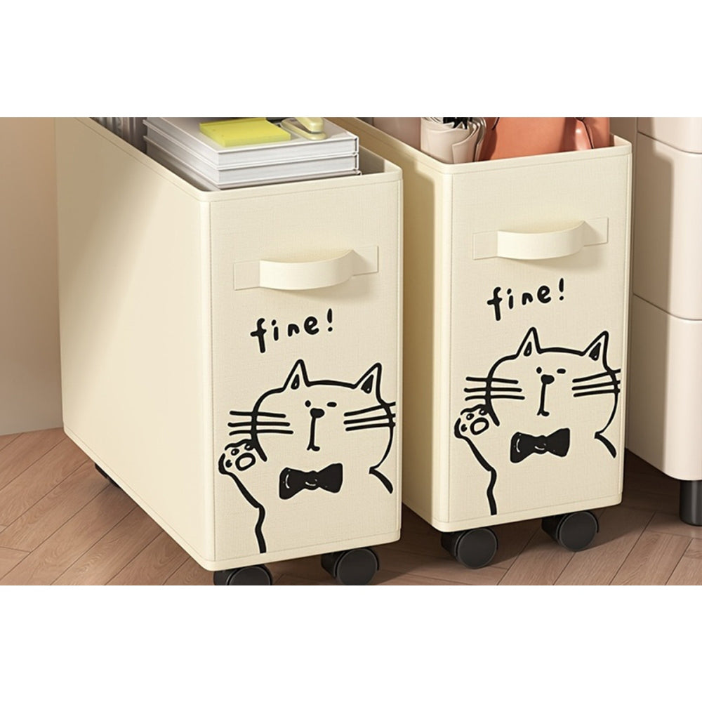 Under Desk Rolling Storage Cart Office Organizer Under Desk Utility Cart