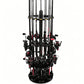 Rotating Fishing Rod Holder with Wheels Holds Up to 16 Poles Fishing Rod Rack for Home Tackle Shop