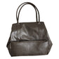 Three Layers Totes Shoulder Bag PU Leather Bag with Magnetic Snap Closure