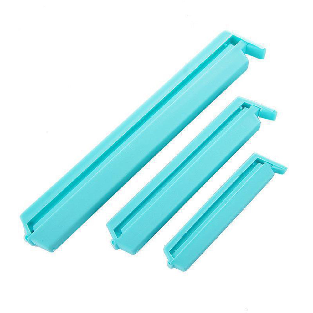 24PCS Plastic Sealing Bag Clip Sealer Clamp Kitchen Storage Food Snack Chips Seal Tool