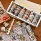 18 Rolls Vintage Washi Tape Set Writable Tapes for Scrapbooking Junk Journal supplies