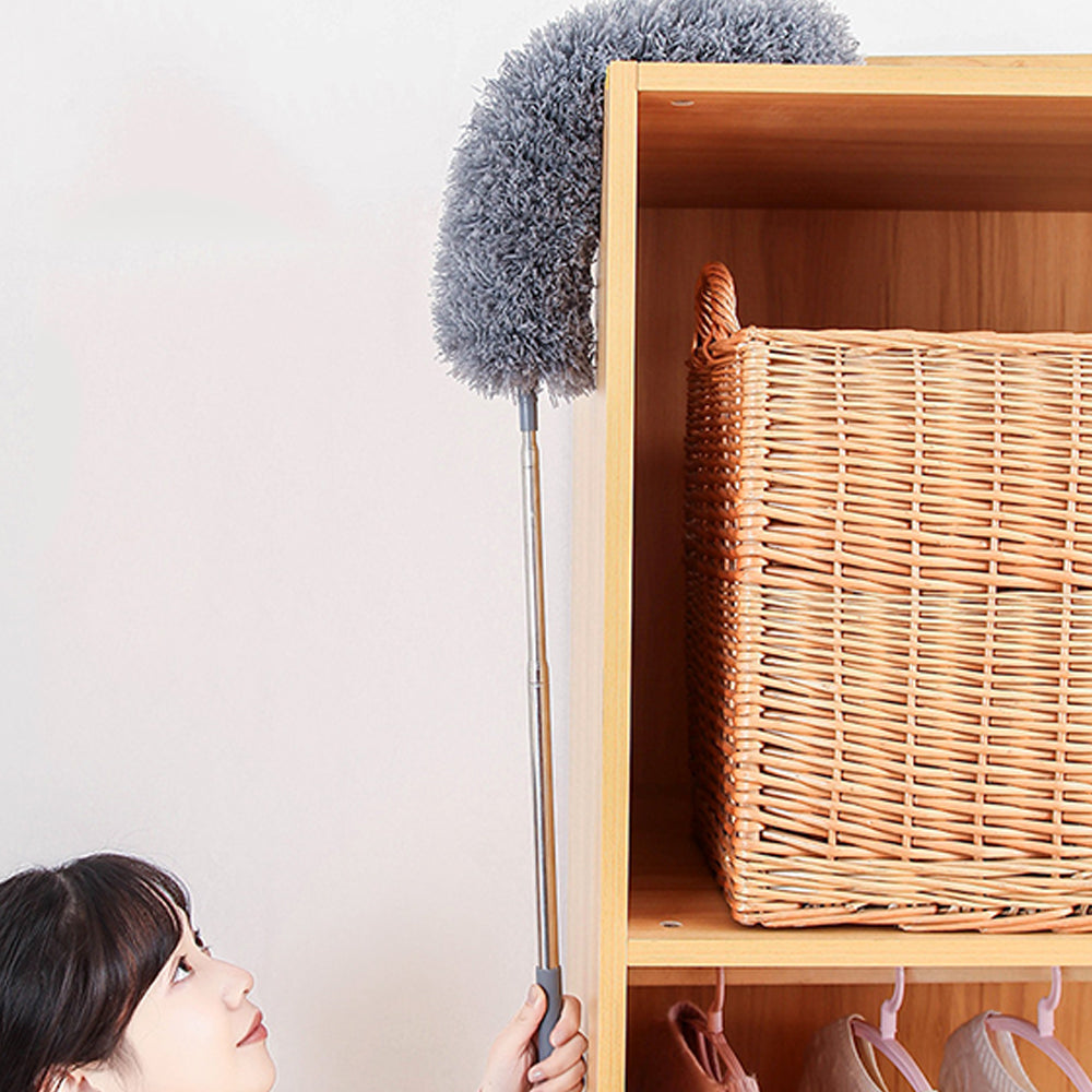 Telescopic Microfiber Ceiling Fan Duster with Bendable Head 250cm Extendable Handle