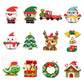 Christmas Building Blocks Set Xmas Building Figures DIY Stocking Stuffers