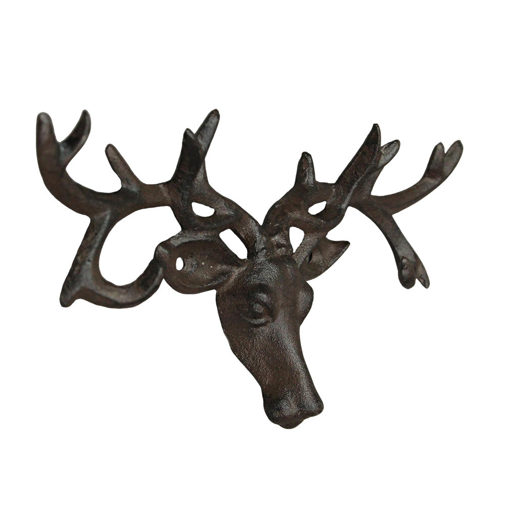 Cast Iron Animal Wall Hook for Coats Hats Keys Bags and Decor