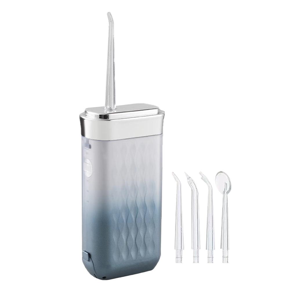 Mini Portable Oral Rechargeable Water Dental Flosser With Stretchable Water Tan