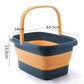 Collapsible Foot Bath Basin for Soaking Feet Foot Tub with Massage Acupoint