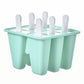 6 Cavity Ice Cream Mould Block Popsicle Molds Ice Lolly Mold With Sticks