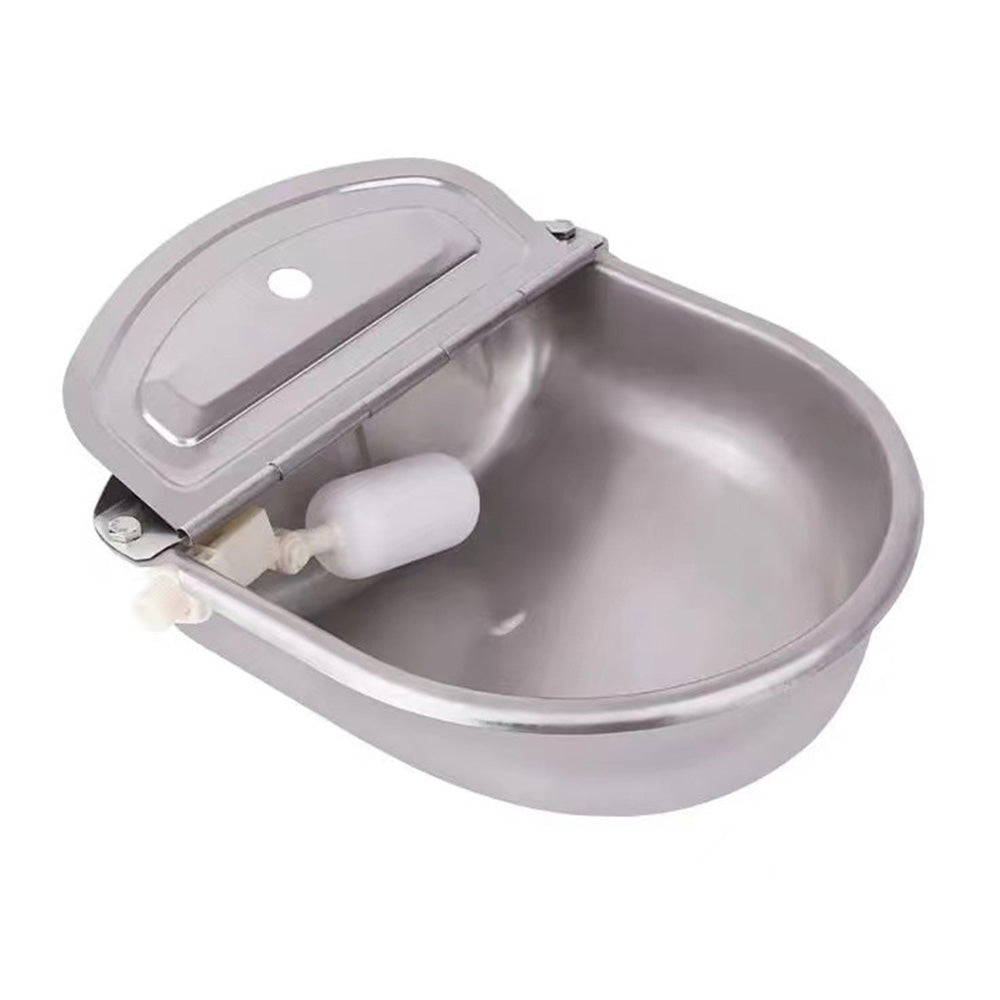 4L 304 Stainless Steel Automatic Cattle Water Bowl with Drain Hole