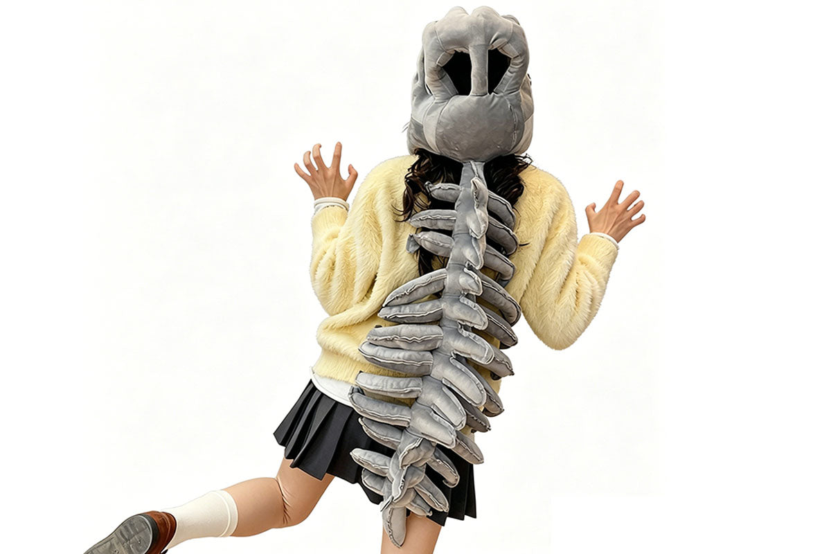 Funny Dinosaur Skeleton Headwear Novelty Costume Prop