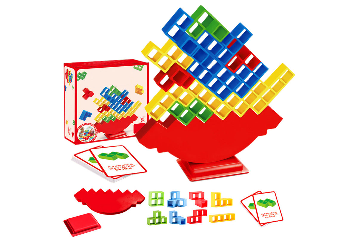Tetra Tower Game Balance Stacking Blocks Game