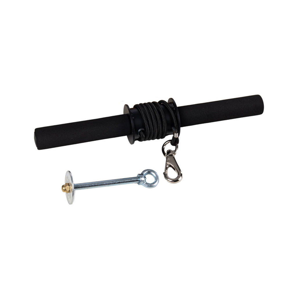 Forearm Wrist Grip Strength Roller Bar Home Gym Trainer