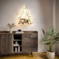 4Pcs Artificial Ivy LED Strip Wall Hanging Shelves Macrame Shelf for Bedroom
