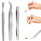 Pet Tick Removal Tool Set with Flea Comb and Tweezers for Dogs and Cats