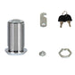 4 Pcs Cam Lock Set with Keys for Cabinet Drawer and Mailbox