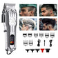 2Pcs LCD Display Cordless Hair Trimmers Set for Men