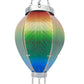 Hot Air Balloon Solar Hanging Light with Flickering Flame Light