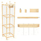 Stuffed Animal Storage Organizer Wooden Zoo Toy Holder for Playrooms Bedrooms