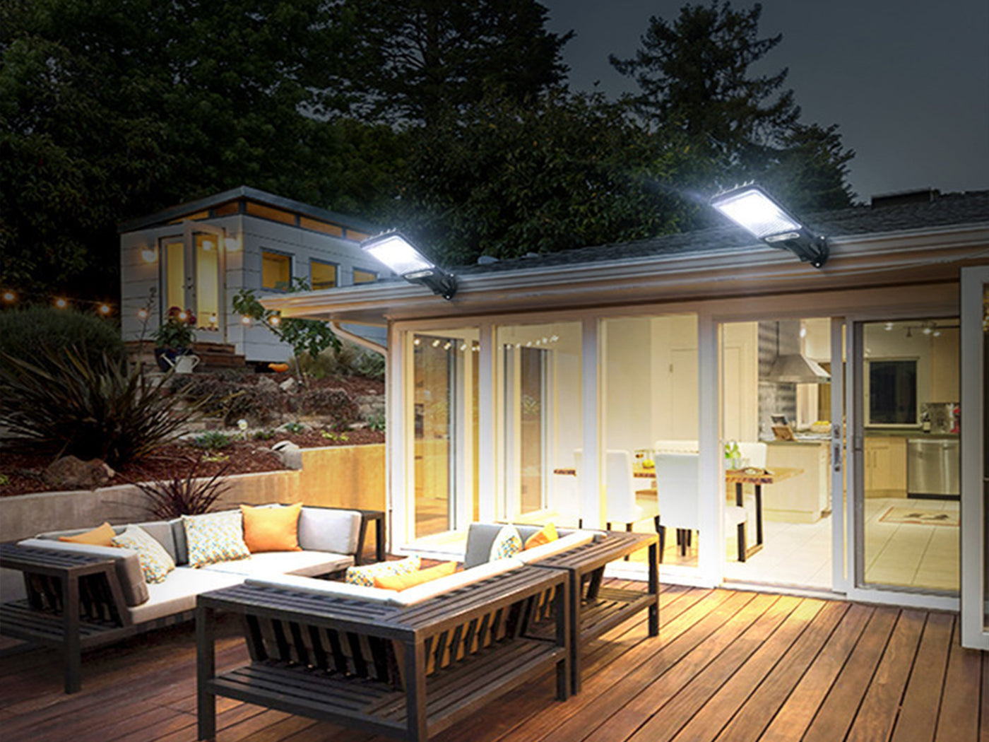 108COB Motion Sensor Solar Outdoor Street Lights
