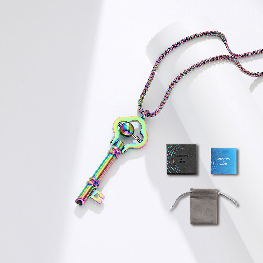 Stress Relief Breathing Pendant Necklace