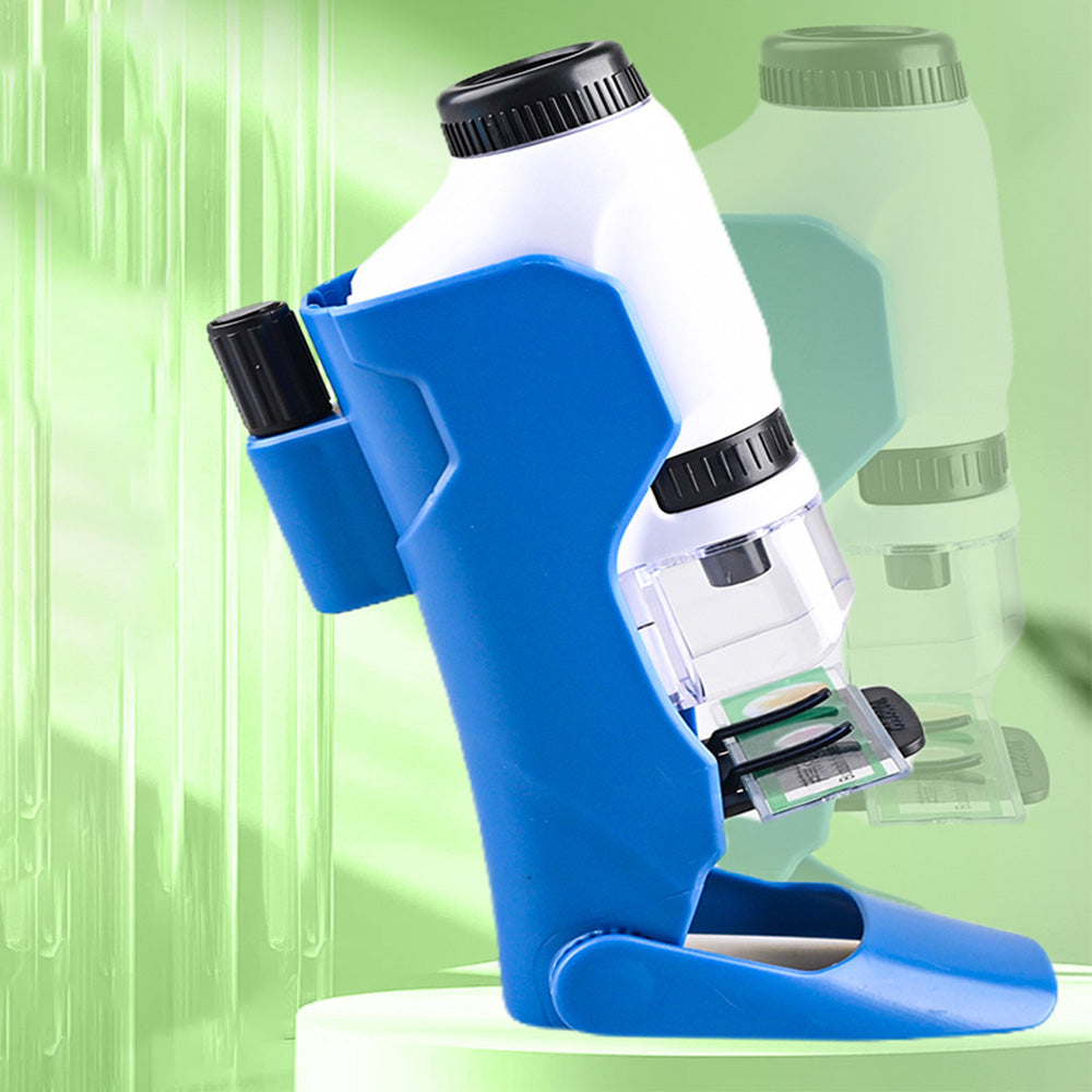 Mini Pocket Microscope Portable Handheld Microscope With Stand Educational Microscope Kit