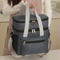 Double-Layer Insulated Portable Lunch Bag Cooler Food Container