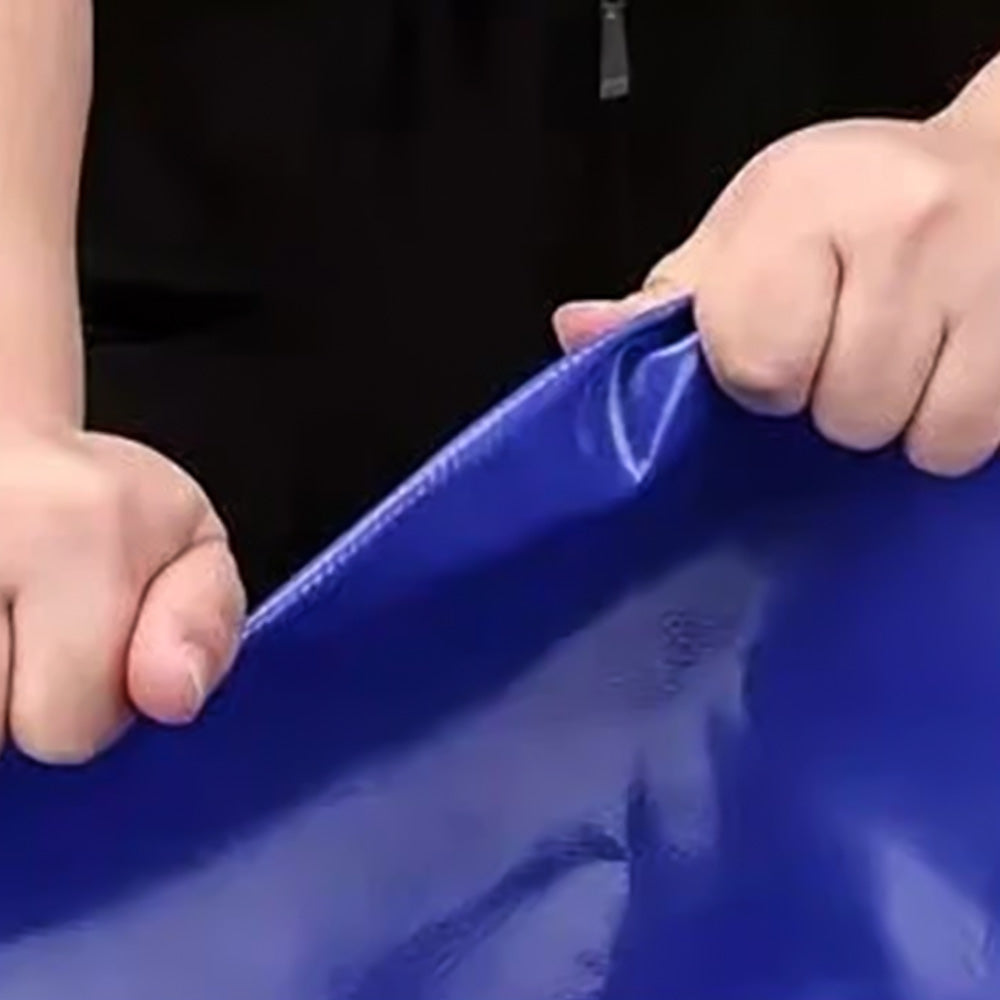 110L Foldable PVC Water Storage Bag with Faucet and 4 Handles for Camping
