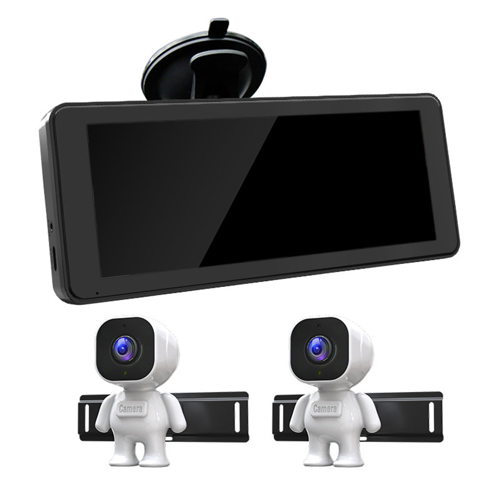 Dual Camera Car Monitor 6.86 inches HD Display with Night Vision