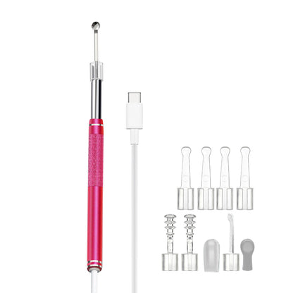 Ear Wax Removal Endoscope Earwax Remover Tool Ear Camera Ear Otoscope with 6 LED Lights
