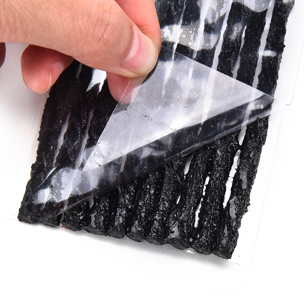 100Pcs Tire Repair Rubber Strips Tubeless Tire Puncture Repair Kit for Car Motorcycle