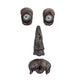 Outdoor Statues Old Man Tree Hugger Bark Ghost Face Decoration