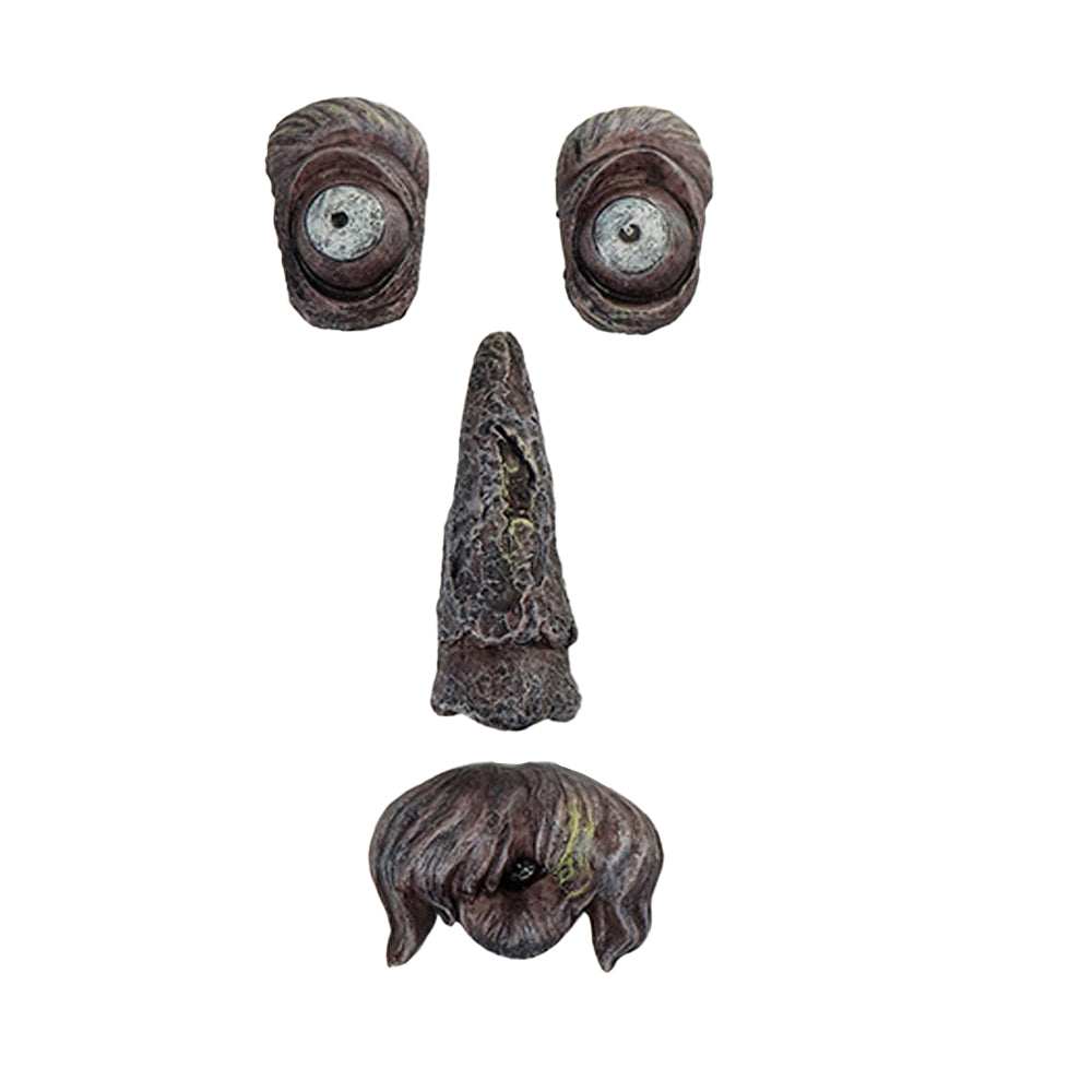Outdoor Statues Old Man Tree Hugger Bark Ghost Face Decoration