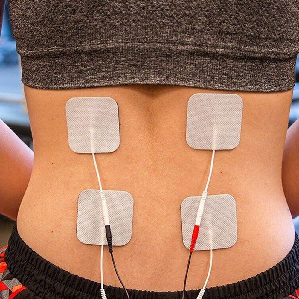 12PCS 5X5cm TENS Machine Electrode Pads Replacement Self-Adhesive