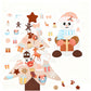 DIY Felt Christmas Tree With Light Reusable Wall Hanging Ornaments