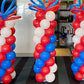 Telescoping Balloon Stand Adjustable Metal Balloon Column 40cm to 2m for Decoration