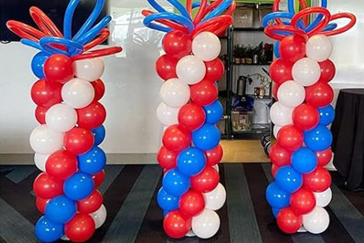 Telescoping Balloon Stand Adjustable Metal Balloon Column 40cm to 2m for Decoration