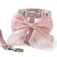 Adjustable Anti Escape Cat Harness Leash with Large Bow