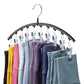 2 Pack Space-Saving 10-Clip Yoga Pants Hangers Closet Organizer for Leggings Skirts and More