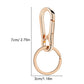 4 Pcs Metal Keychain Key Ring Clip Holder for Home Car Keys and Bags