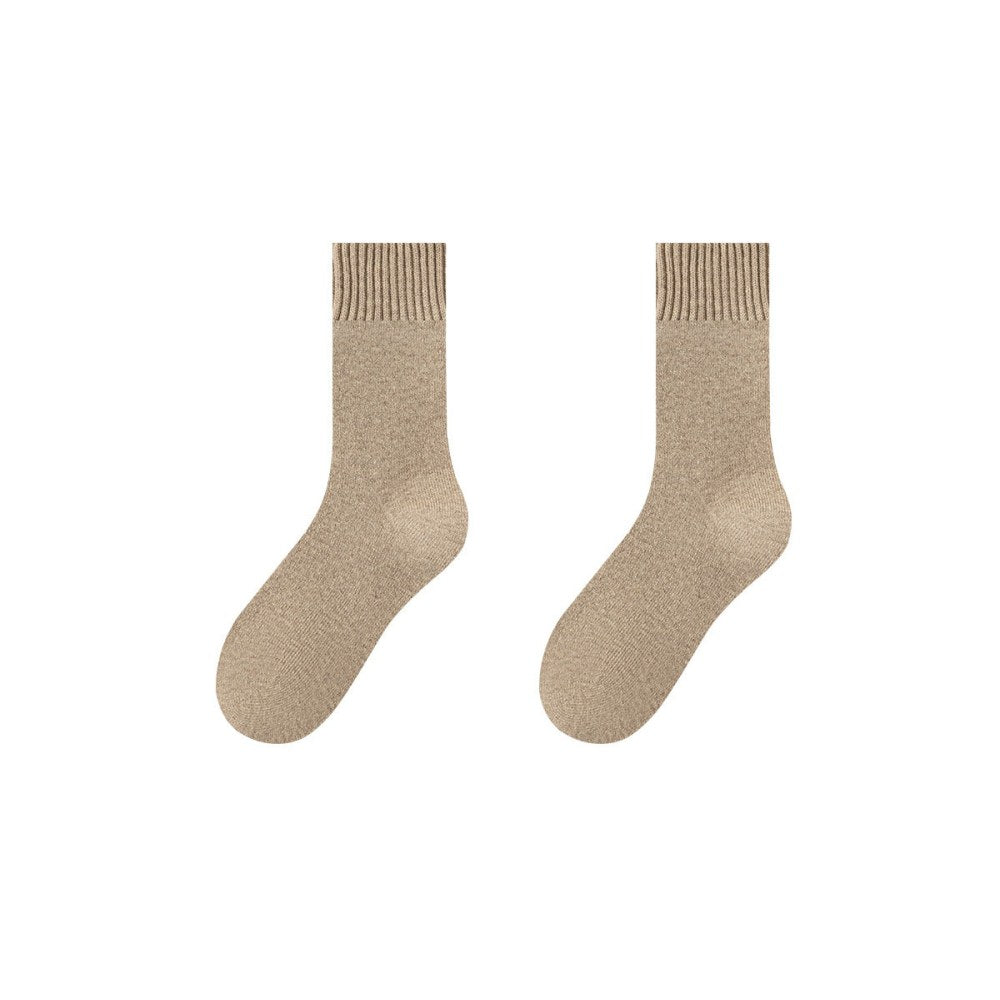 1 Pair Warm Thermal Socks Womens Winter Fleece Lined Socks Insulated Socks