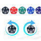 78 Pcs MTG Dice Set Card Game Accessories With Velvet Bag