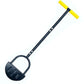 Half Moon Saw-Tooth Edger Lawn Tool with T-Grip for Sidewalk and Grass Maintenance
