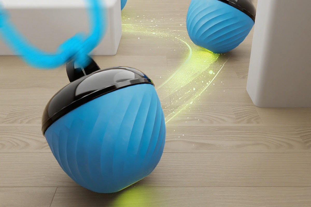 Squeaky Dog Toy Active Rolling Ball Interactive Dog Toys With Motion Activated