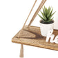 42x14cm Bohemian Macrame Rope Wall Display Shelf with Tassels