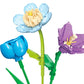 888PCS Botanical Collection Building Block Toy Flower Bouquet Building Set