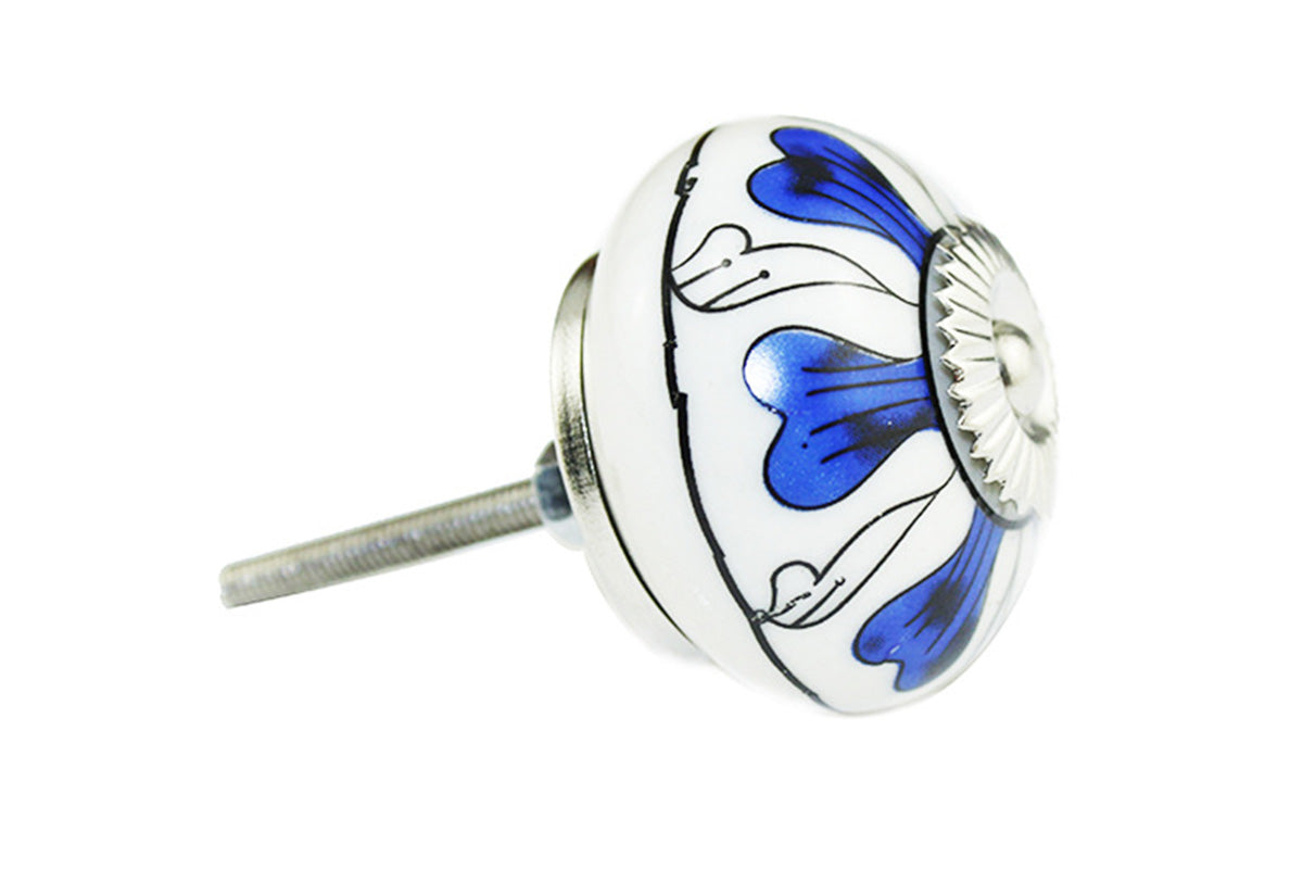 7Pcs Ceramic Cabinet Drawer Knobs – Cupboard Door Handles Pulls for Furniture