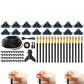 30m 0.6cm 360-Degree Adjustable Copper Nozzle Irrigation Kit for Garden Greenhouse Lawn Patio