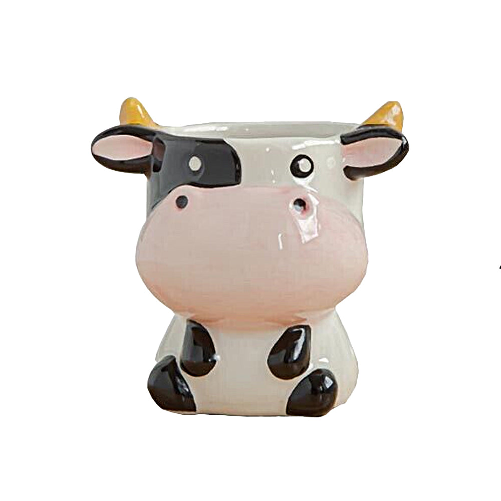 6pcs Cute Animal Shaped Plant Succulent Pots