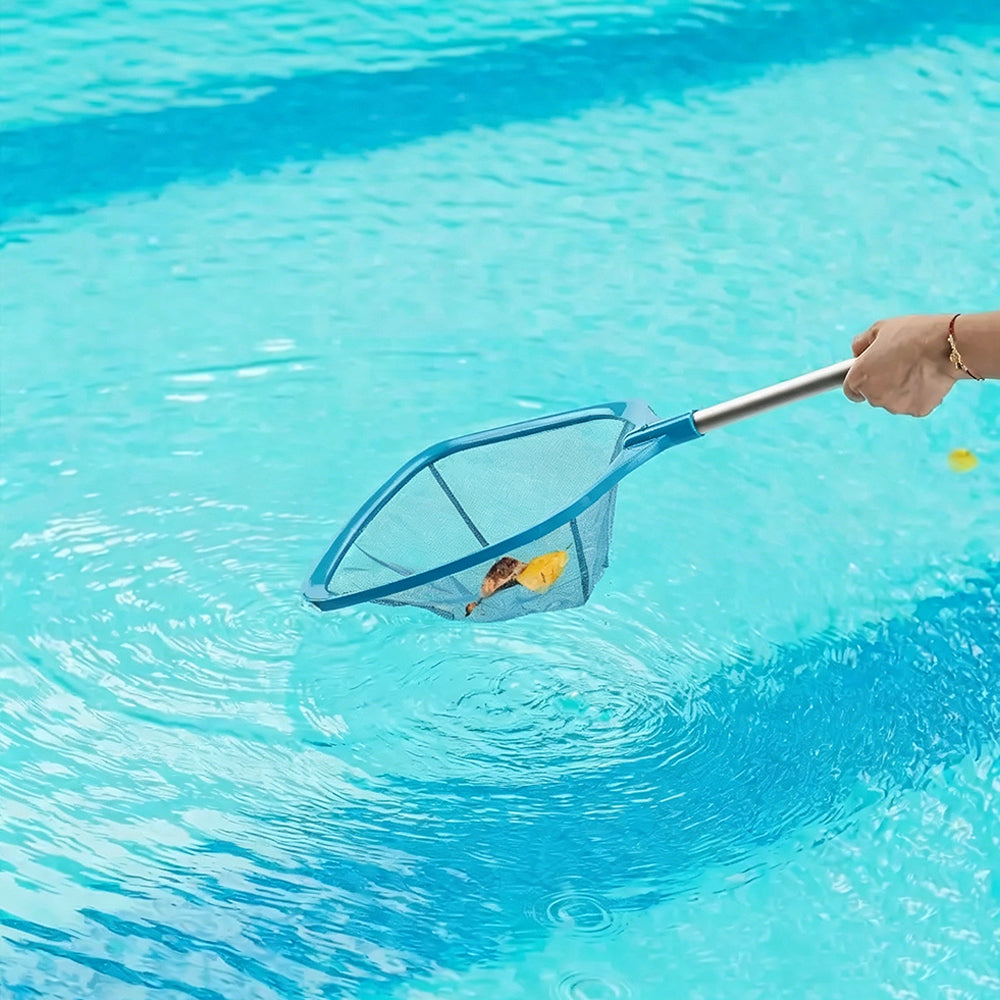 Pool Hand Leaf Skimmer Net with Aluminium Pole