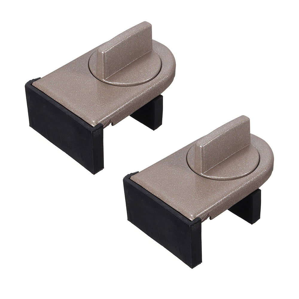 2Pcs Sliding Window Security Locks Adjustable Window Insurance Lock