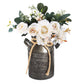 Vintage Metal Bucket Iron Decorative Flower Vase with Words